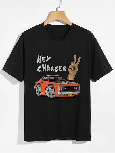 ALL I CARE ABOUT VALIANT CHARGER T-SHIRT