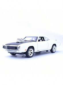 1个道奇汽车模型摆件，合金模型车，多功能，车门可活动开启，生日礼物，圣诞礼物，万圣节礼物，完美礼物，文具，减压球 - 黑色 - 查看 24