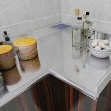 1 Roll Of Silver Stainless Steel Brushed Self-Adhesive Wallpaper, Kitchen Oil Proof, Waterproof, High Temperature Resistant Wallpaper, Industrial Style Metal Texture Cabinet Renovation Sticker Vinyl Wall Contact Paper Is Easy To Install And Removable, 15.7inx39.3/118.1/196.8in - Silver - View 6