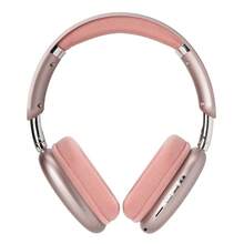 Sirius Over Ear Retro Bluetooth Headphones Built-In Mic With ANC Noise Reduction 70H Playtime Vintage Style For Shopping Travel Home - 粉色 - 查看 1