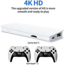 YIYI 掌上迷你复古游戏机，4K 高清输出，无线手柄，即插即用，内置 20,000+/30,000+ 款游戏，街机游戏机（64GB/128GB） - 1 台 - 彩色 - 查看 4