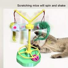 1 Set Mouse Bell Ball, Cat Rotating Toy, Tracking Ball, Pet Entertainment Gadgets - Multicolor - View 5
