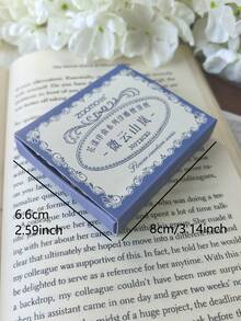 30pcs/Box Minimalist Embossed Memo Pads, DIY Decoration & Craft Material, Holiday Gift, Personalized Scrapbooking Stationery, Back To School Essential - Multicolor - View 6