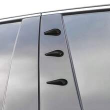 10pcs Car Aerodynamic Spoiler Strips, Automotive Bumper Guards, Decoration Strips, Wind Noise Reduction, Car Body Modification Airflow Deflector - 10 PCS Spoiler Strips - View 5