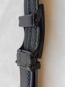 Men's Belt With Automatic Buckle, Fashionable And Casual For Young, Middle-Aged And Professional Use - màu đen - Xem 3