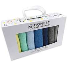 CYPNHonestBaby - Paquete de 10 paños de algodón orgánico para bebé Color Azul arcoíris Talla únicaFashion - 224158526 - Ver 2