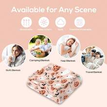 Flannel Throw Blanket,A-Amazing D-Digital Anime Circus Cozy Super Soft Flannel Blanket, Funny Game Theme Warm Throw Blanket For Living Room, Home Decor, Cozy Soft Flannel Blanket & Suitable For Birthday Anniversaries, Valentine's Day, Thanksgiving, Christmas, Halloween, Wedding, New Year Gifts Provide Personalized Ideal Gifts For Her, Him, Family Members, Boyfriends, Girlfriends, Fathers, Family Members, Mothers, Lovers, Daughters, Sons, Grandfathers, Grandmothers, Friends, Classmates And Pets. Sofa, Bed, Car, Bedroom, Living Room, Office, Outdoor Camping, Beach, Wall Decoration, Bedroom Decor,  Halloween Blanket, Fall Decor, Fall Decorations For Home, Christmas Party Theme Blanket, Christmas Decor, Office Decoration - multicolour 13 - 查看 4