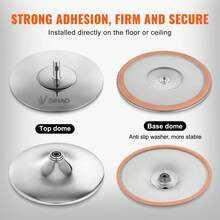 Professional Dance Pole Spinning Static Dancing Pole Adjustable Height 85-106" Portable Removable 45mm Dance Pole Kit For Exercise Club Party Pub Home W/Tools - B - 查看 4