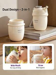 Philips Avent 316 Stainless Steel Straw Cup, Leak Proof Vacuum Sippy Cups For Toddlers, 14Oz - Multicolor - View 4