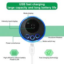 EMS Neck Massager, Muscle Stimulator, Neck Massage Patch, Portable Electric Pulse Body Massager - Multicolor - View 4