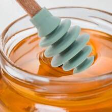 CYPNMAGICLULU Cucharas Para Miel De Silicona 5 Piezas Agitador Antiadherente Para Tarro De Miel Y Jarabe Herramientas De Cocina Para Regalos Y FiestasFashion - 224157611 - Ver 4