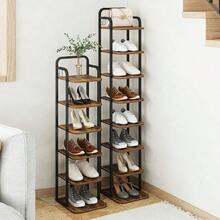 Shoe Racks - Rustic Brown and Black - View 3