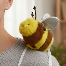 Juguete de peluche de insecto con hombro magnético, adorable mariposa, abeja, mariquita, muñeco de peluche para coleccionistas adultos y niños. - Amarillo - Ver 5
