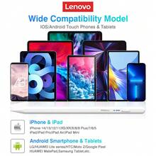 Lenovo BP16 蘋果專用平板手寫筆 鋁合金耐用筆身 可更換筆尖設計 即時電量顯示 Type-C便利充電 商務學習創作工具 白色 - 白色 - 查看 2