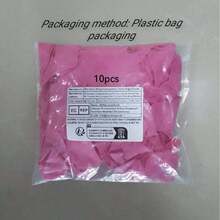 100/50/20/10pcs Disposable Pink PVC Gloves, Elastic Fit, Slip-Resistant Fingertips, Extra Long & Thick, Waterproof & Durable, Suitable For Household Cleaning, Beauty, Arts & Crafts - Hot Pink - View 14