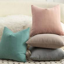 1件柔软舒适的雪尼尔枕套，适用于家居装饰、沙发、客厅、卧室装饰靠垫套