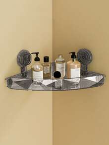 Bathroom Vanity Organizer Rack, Suction Cup Wall Mount Storage Shelf, Drill-Free Bathroom Organizer Rack - Multicolor - View 14