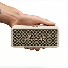 Marshall Loa Bluetooth di động Emberton III, thời gian phát nhạc 32 giờ, Bluetooth 5.3, chống nước IP67, thiết kế nhạc Rock cổ điển, âm thanh nổi chất lượng cao với âm trầm sâu, trọng lượng nhẹ và dễ mang theo cho các chuyến đi ngoài trời và các buổi tụ họp. - Kem - Xem 9