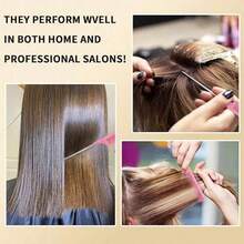 10/5/3件/1件装染发尾梳，发刷，梳子，美发工具，美发产品及配件，适用于理发店、美容院、旅行必备、返校季、旅行度假必备，发刷，解结梳，球形梳，迷你发刷套装，木梳，发刷，迷你发刷，解结梳，美发产品 - 粉色 - 查看 6