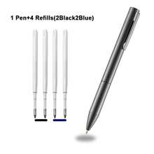 High-End Metal Matte Ballpoint Pen Rotating Business Office Gel Pen/Notebook Gift Pen Matching Pen/For Business Meetings, Note-Taking And Daily Use, Office And Student Supplies/Replaceable Pen Refill