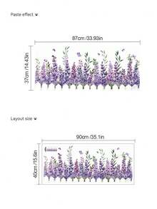 1pc/2pcs - Wallpaper - [Bamboo, Vines, Flowers, Leaves] Decorative Wall Stickers For Boys/Girls Room, Nursery, Living Room, Bedroom, Window - Cute Creative Wall Art Decor For Children - Multicolor - View 13