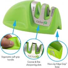 Edge Grip - Afilador de cuchillos (2 etapas), Verde, 1,37570038 - Amarillo Mostaza - Ver 6