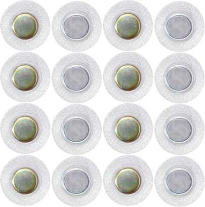 8Sets Hidden Magnetic Snap,Invisible Magnets Sew In PVC For Thin Fabrics
