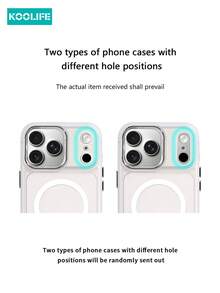 Ốp bảo vệ sạc không dây từ tính Koolife tương thích với APPLE 17 ProMax, bề mặt mềm mại, hiệu ứng mờ huyền bí, chống trượt, chống rơi, chất liệu 2 trong 1 PC+TPU, tương thích với iPhone 17 ProMax/ 17/ 17 Pro/ 17 Air/16/16 Pro/16 Plus/16 ProMax/11/11 Pro/11 ProMax/12/12 Pro/12 ProMax/13/13 Pro/13 ProMax/14/14 Plus/14 Pro/14 ProMax/15/15 Pro/15 Plus/15 ProMax, S26/S26 Ultra/S25 Ultra/24 Plus/23/22 - Nút chặn bụi màu trắng với nơ đính đá. - Xem 7