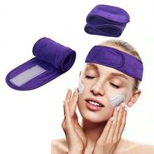 Solid Color Casual Polyester Headband, Suitable For Daily Wear Women Hair Accessories Elegant Hair Band Spa Facial Washing Head Scarf Bath Makeup Sweatband - Multicolor - View 13