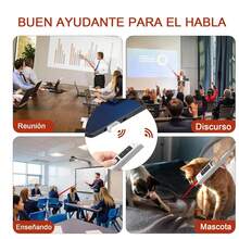 Presentador Inalambrico para Diapositivas, Control Remoto para Presentaciones, Conexión USB Plug & Play, Compatible con Office 365, Windows, Power Point, Prezi y más (Blanco) - Blanco - Ver 7