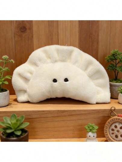 Pingente de pelúcia em formato de bolinho de massa, brinquedo divertido e durável para presente de Natal, Halloween e aniversário. Ideal para diversas ocasiões.