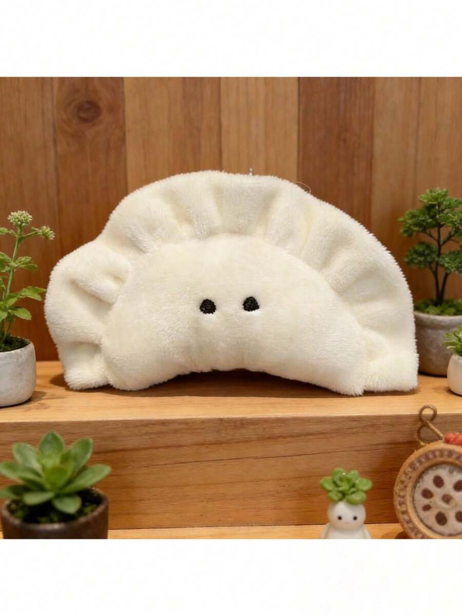 可爱饺子仿真玩偶毛绒挂件，饺子毛绒玩具，节日礼物，趣味设计，耐用毛绒玩具 - 适合圣诞节、万圣节、生日礼物 - 彩色 - 查看 1