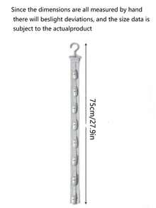 Hat Storage Gadget Saves Space At Home; Wall-Mounted Baseball Cap Clip For Student Dormitory Closet Door; Vertical Multi-Clip Hat Storage Gadget; Baseball And Cap Hook For Dormitory Closet Hat Hanger. - Multicolor - View 12