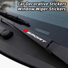 2 Pcs Car Windshield Stickers Waving Rear Wiper Stickers Are Available For All Car Models - A - View 1