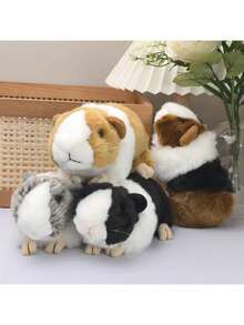 仿真可爱豚鼠毛绒玩具仓鼠玩偶，可爱漂亮的豚鼠毛绒玩偶，适合作为节日礼物、儿童礼物、圣诞礼物、惊喜礼物、感恩节礼物、朋友礼物、节日礼物、儿童节礼物、情侣礼物、情人节礼物、家庭礼物、创意趣味友谊礼物。 - 彩色 - 查看 7