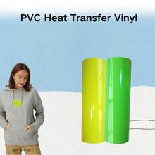 Cuộn decal chuyển nhiệt PVC, thích hợp cho vải áo thun, vải cotton, gối, v.v. Tương thích với tất cả các máy cắt, decal vĩnh cửu, dễ cắt, dùng để thêu, ủi nhiệt, thích hợp cho áo khoác, quần áo, ba lô, quần jean, áo thun, v.v. - Nhiều màu - Xem 8