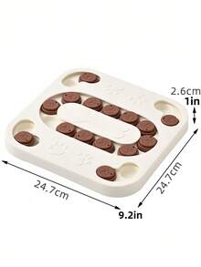 1个宠物益智喂食碗，滑动顺畅，底部防滑垫确保碗身稳定，多种游戏模式可训练宠物智力，适合日常使用。 - 1公升 - 查看 10