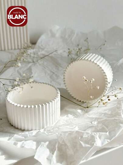 Multi-Functional Creative Container, Can Be Used As Candle Holder Or Storage Jar, Stylish Home Decor Accessory