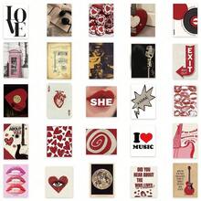 50pcs Y2K Aesthetic Cute Retro Female Poster Stickers, Y2K Style Stickers, Aesthetic Stickers, Y2K Style Cool Stickers, Waterproof Vinyl Material, Suitable Laptop, Phone, Car, Skateboard, Bottle, Scrapbook, Computer, Diary, Etc. - 彩色 - 查看 6
