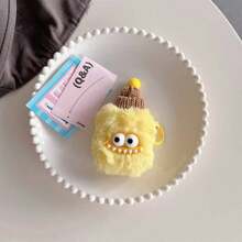 适用于苹果 Pro 3 的新款耳机保护套，也适用于毛绒娃娃 第四代卡通 Pro2/Pro Real 防摔 新款第三代/1/2 代可爱耳机保护软壳 - 黃色 - 查看 5