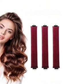 3 件/套女士髮飾帶蝴蝶結、耐熱捲髮器、髮帶 - 適合日常使用 - 查看 4