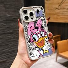Disney Patterned Phone Case. Mickey Mouse, Stitch, Donald Duck, Minnie Mouse, Goofy, Pluto, And Daisy Duck Pattern. Magnetic Phone Case.  Compatible With IPhone 17, 16, 15, 14, 13, 12 Pro Models And Galaxy, Offering Shockproof Protection. A Special Gift For Family, Friends, Birthdays, Holidays, And Special Occasions. A Stylish And Fun Accessory To Brighten Up Your Device With What And What Flair. - 黑色 - 查看 7