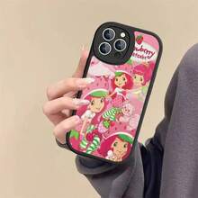 S-Strawberry Cartoon S-Shortcake Girl Leather Phone Case For 16 15 14 Plus 13 12 11 Pro Max Case. Holiday Phone Accessories. Minimalist New Style Holiday Gift Case Exquisite 17 Pro Case Valentine's Day Ldeal Holiday Present 13 Case Holiday Limited Edition Waterproof Anti-Fall Scratch Resistant Holiday Special Offer 17 Pro Max Case Valentine's Day Gift Giving Add A Festive Touch Clear Phone Case 16 Case - z5 - Xem 6