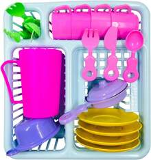 ¡RecomendadoJuego de cocina infantil con platos, tazas, cubiertos y accesorios coloridos, set de juguetes para niñas y niños, ideal para juego imaginativo, aprendizaje temprano, regalos y diversión, 3+ años.¡Top de Temporada - 1 - Ver 11