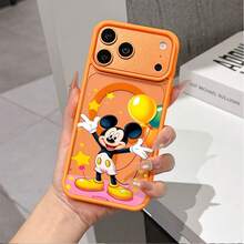 Disney What Mickey Mouse Patterned Phone Case Designed With Cheerful Balloons And Stars. Compatible With IPhone 17, 16, 15, 14, 13, 12, And 11 Pro Models. Made From TPU, Featuring Shockproof Protection. A Perfect Gift For Family, Friends, Birthdays, Spring Festivals, Holidays, And Valentine's Day. - Màu xanh lam - Xem 4