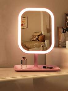 LED Makeup Mirror, Lighted Makeup Mirror With 3 Lighting Modes, Touch Control, Foldable Portable Makeup Mirror, Rechargeable LED Makeup Mirror, Gift For Women, Mother's Day & Valentine's Day Gift - Multicolor - View 10