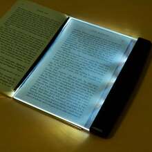 LED Panel Night Reading Lights, Flat Book Lamps With Eye Protection For Students, Night Reading
