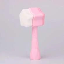 Ansiktsrengöringsborste med 5 uddar och stjärna, dubbelsidig ansiktsrengöringsborste i silikon med mjuk borst, manuell massageborste, porrengöringsborste för pormaskar - Multifärgad - Visa 7