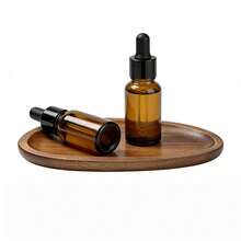 1pc Retro Rosewood Desktop Storage Box, Wooden Jewelry Display Tray, Entryway Key & Miscellaneous Organizer Plate