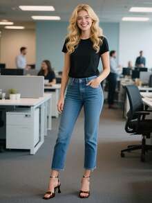 女士尖头高跟凉鞋，夏季露背系带露趾优雅高跟鞋，性感裸色高跟鞋 - 黑棕 - 查看 10